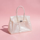 The Croc Jelly Bag - Pearl White